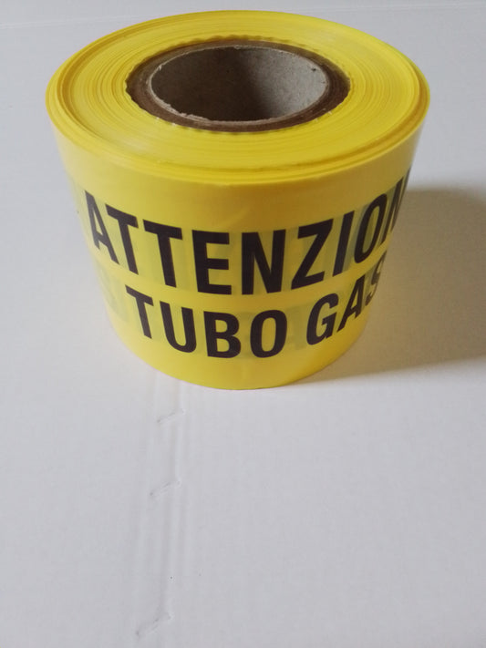 WARNING TAPES ATTENTION WATER GAS SEWER and ELECTRIC CABLE