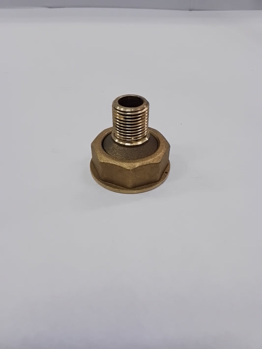 M/F gas meter connection (tailpiece + swivel)