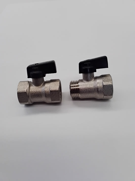 MINI BALL VALVES WITH BRASS LEVER