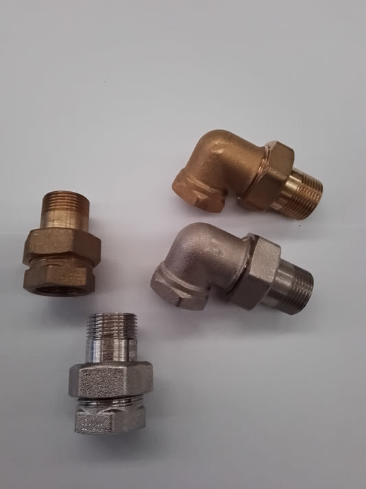 3-PIECE BRASS FITTING
