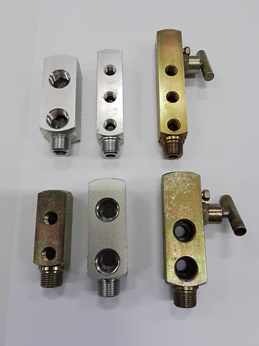 COLUMNS FOR IMPULSE SOCKETS WITH/WITHOUT NEEDLE VALVE