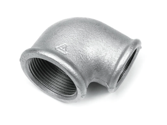 GOMITO RIDOTTO 90° - F/F Zincato