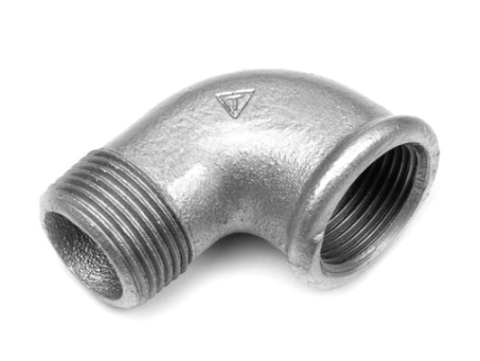 GOMITO 90° - M/F Zincato