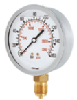 BOURDON TUBE PRESSURE GAUGES, WITH GLYCERINE FILLING