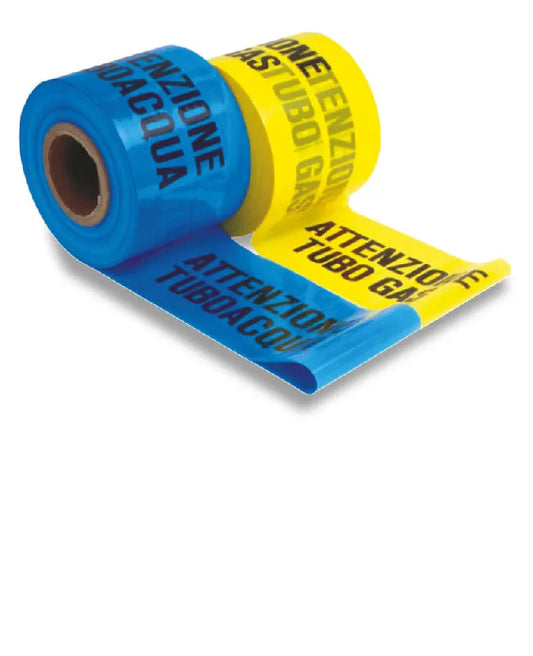 WARNING TAPES ATTENTION WATER GAS SEWER and ELECTRIC CABLE