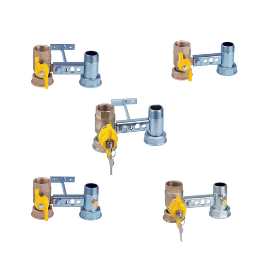 VALVE WITH CONNECTOR METER BRACKET RIV