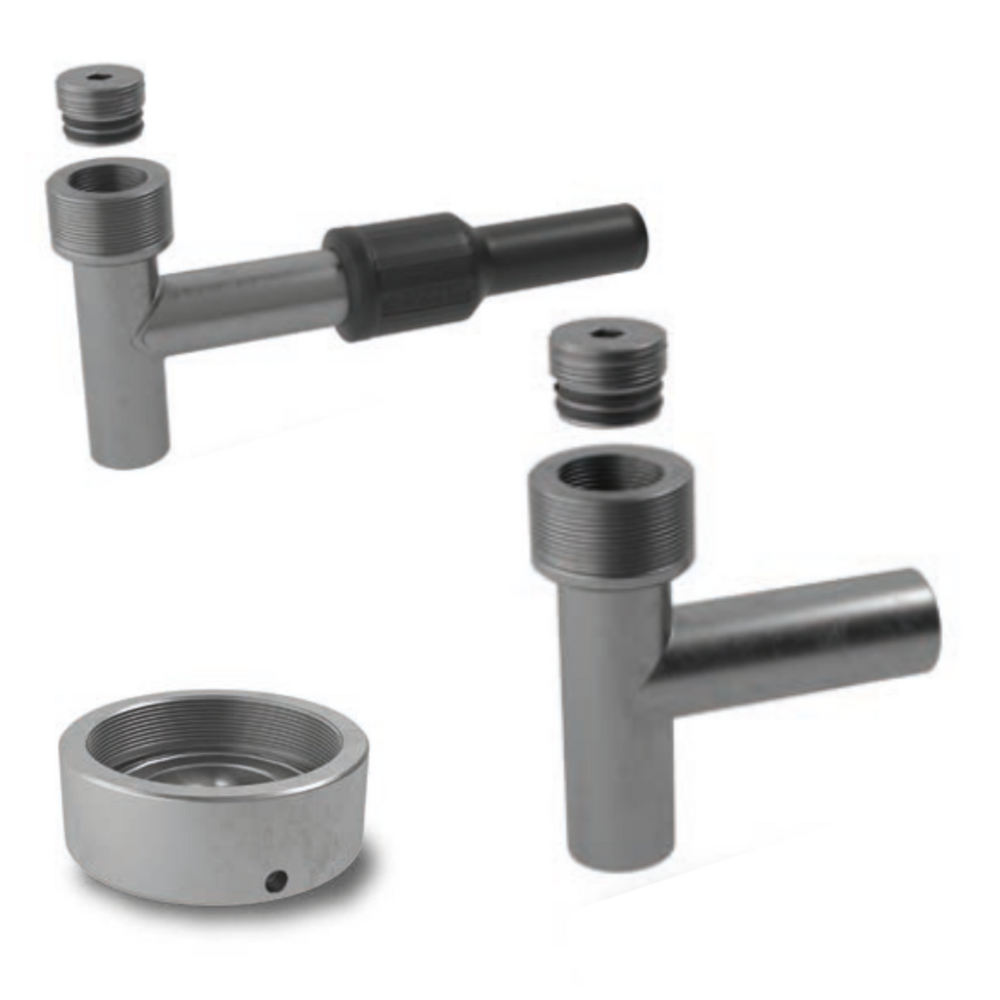 TERMINAL AND TEE AND CAP FOR MEDIUM PRESSURE LOADING CONNECTORS