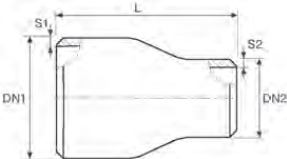 CONCENTRIC REDUCTION FROM PIPE WITHOUT WELDING