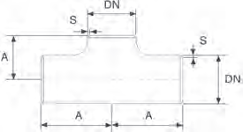 STANDARD TEE FROM SS PIPE