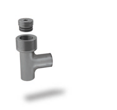 TERMINAL AND TEE AND CAP FOR MEDIUM PRESSURE LOADING CONNECTORS