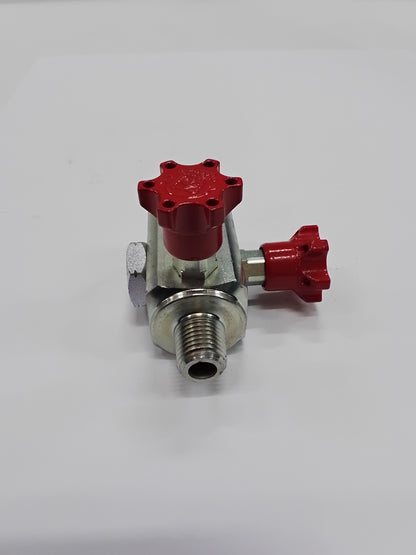 NEEDLE PRESSURE GAUGE HOLDER VALVE / PUSH BUTTON / KNOB