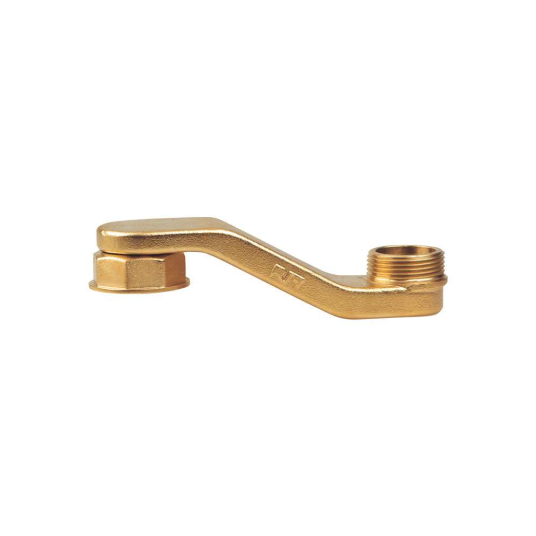 Gas meter shelf adapter M/F from 250 mm centre distance to PZ 8.49 110 mm centre distance 1"1/4