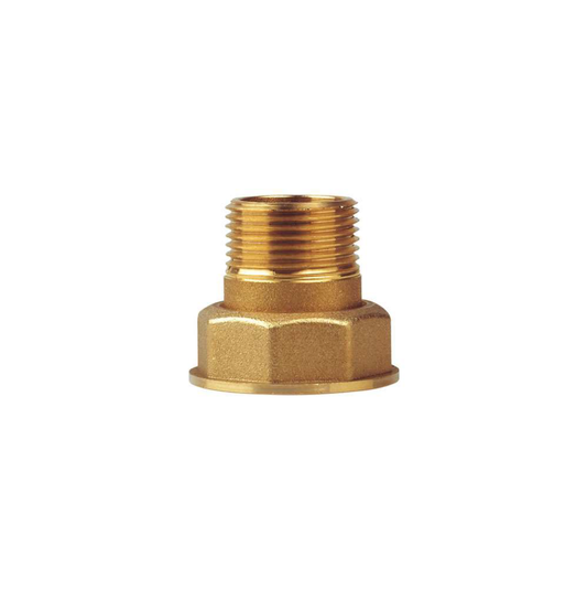 M/F gas meter connection (tailpiece + swivel)