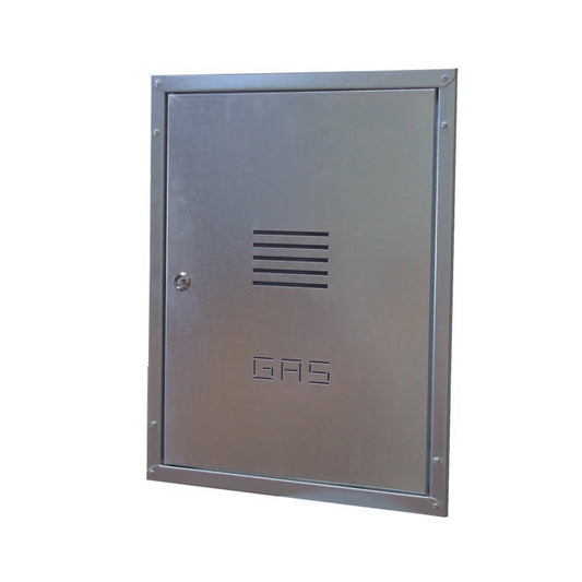 STAINLESS STEEL OR GALVANIZED GAS METER WALL-MOUNTED DOORS